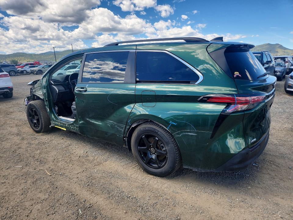 2021 Toyota Sienna VIN 5TDJSKFC8MS026716 COPART salvage auction — FRONT END, Mt - Salvage Certificate Of A Vehic, sold $4,100 on 2026-07-21 (photo 2)