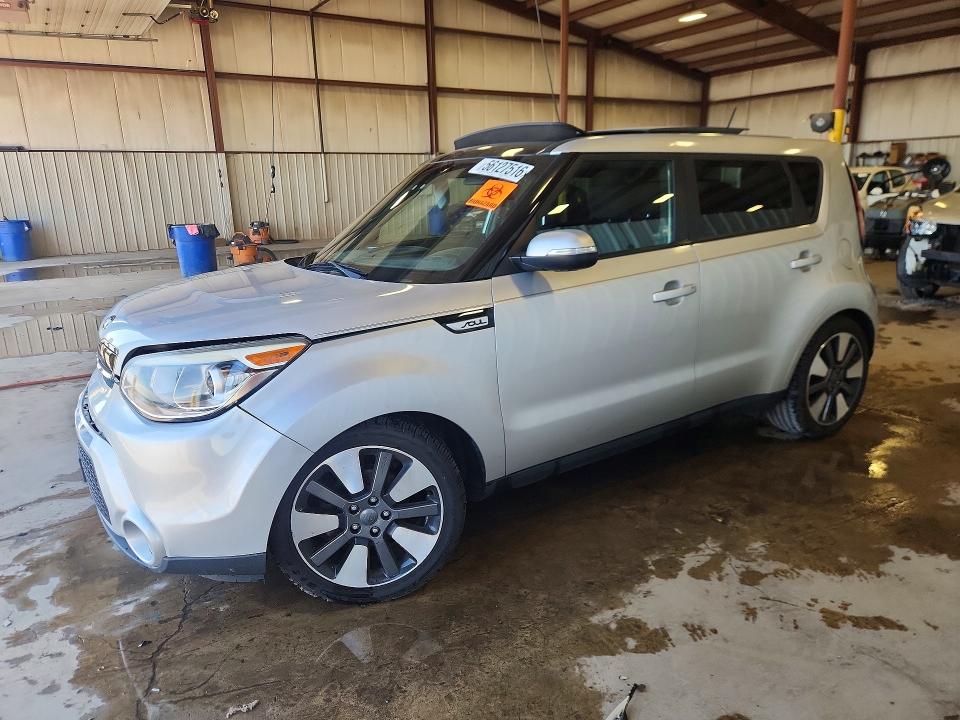 2015 Kia Soul VIN KNDJX3A50F7782120 COPART salvage auction — FRONT END, Pa - Certificate Of Salvage, sold $1,300 on 2026-07-14 (photo 1)