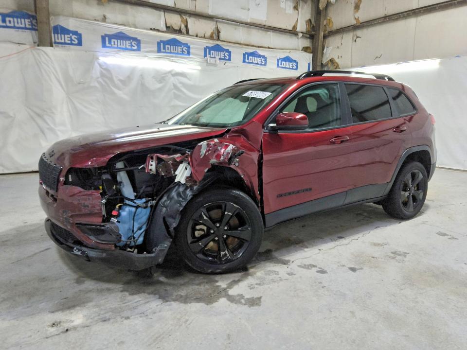 2021 Jeep Cherokee VIN 1C4PJLLB6MD221255 COPART salvage auction — FRONT END, Tn - Certificate Of Title, sold $1,400 on 2026-07-09 (photo 1)