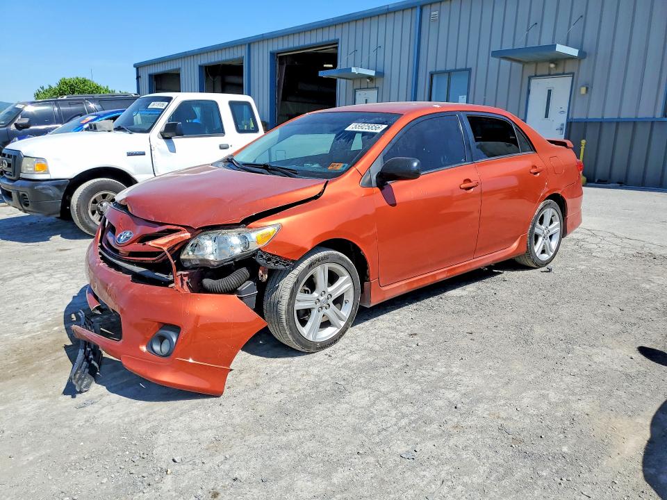 2013 Toyota Corolla VIN 2T1BU4EE2DC075965 COPART salvage auction — FRONT END, Pa - Certificate Of Salvage, sold $3,300 on 2026-07-02 (photo 1)