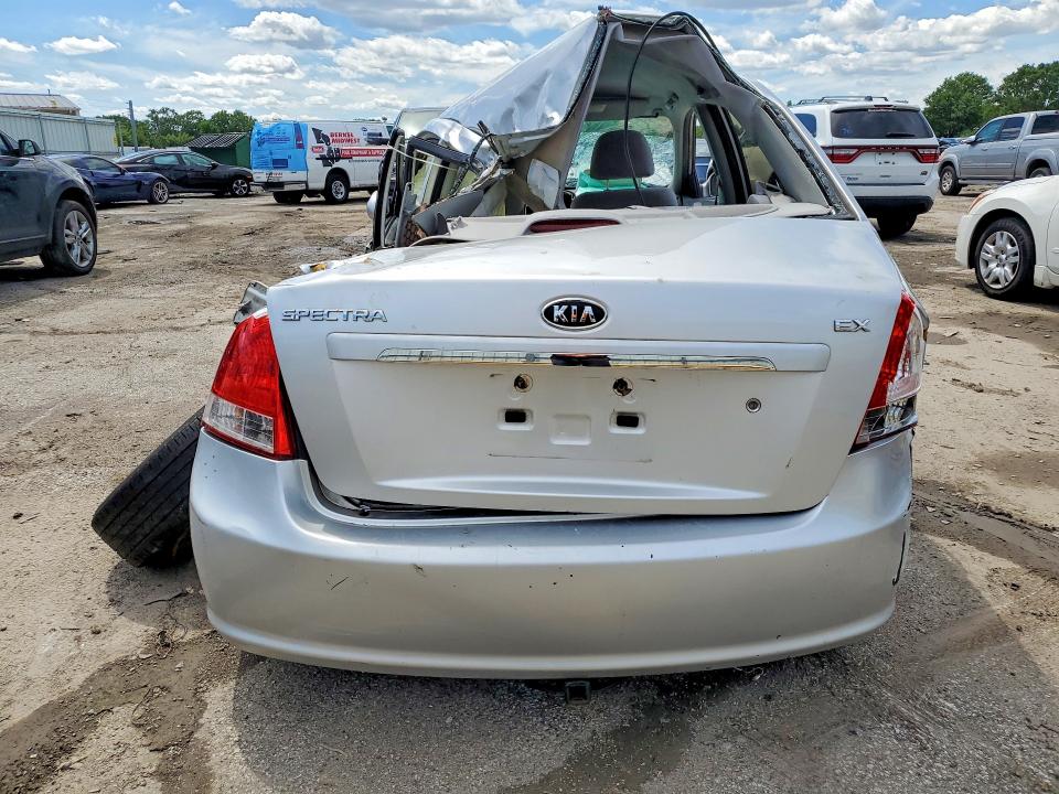 2009 Kia VIN KNAFE221595646063 COPART salvage auction — ALL OVER, In - Cert Of Title-Salvage Title, sold $250 on 2026-07-06 (photo 6)