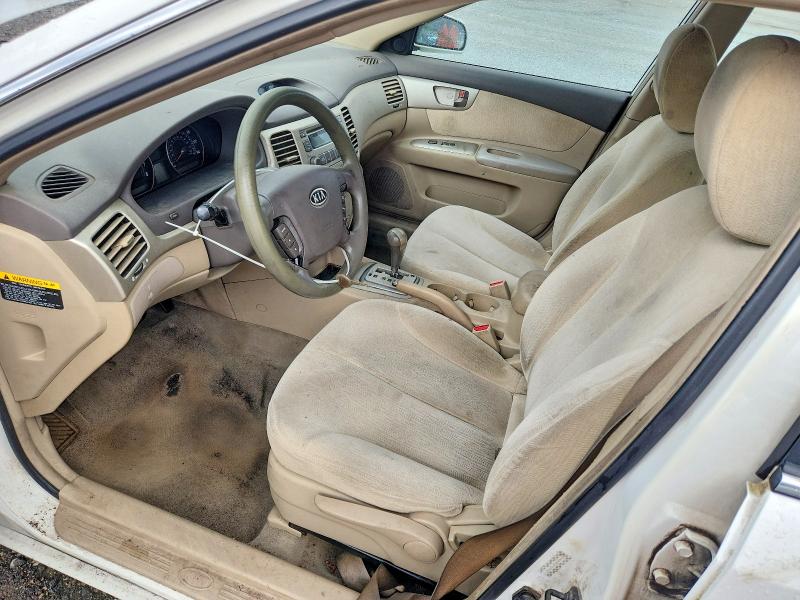 2007 Kia Optima VIN KNAGE123675104967 COPART salvage auction — FRONT END, MA - CERT OF TITLE-RECONSTRCTD COLL, sold $450 on 2026-07-29 (photo 7)