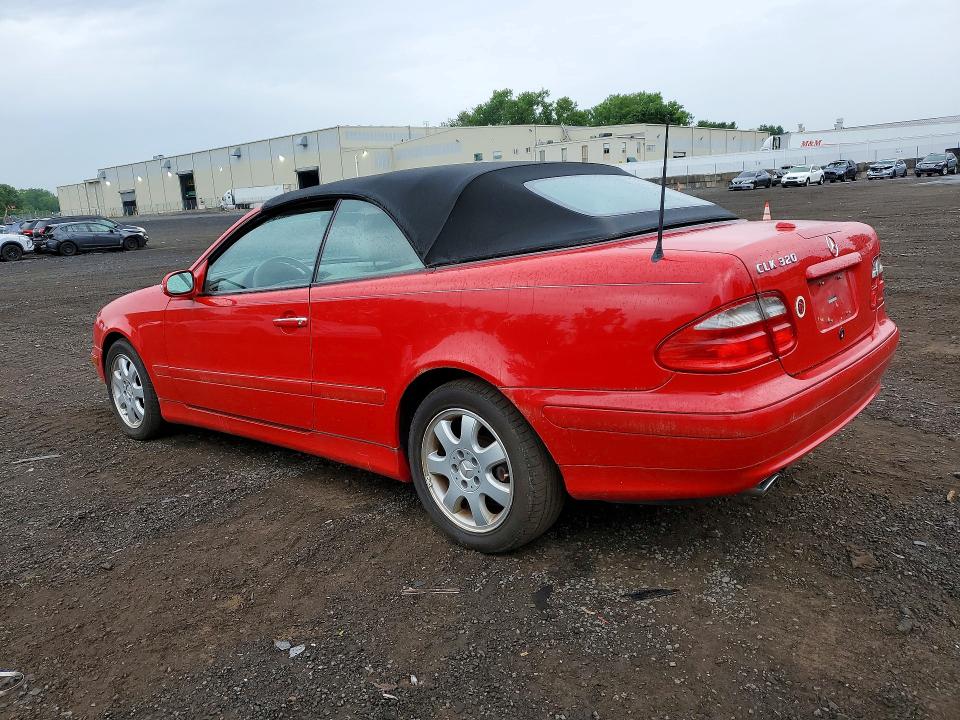 2001 Mercedes-benz Clk-class VIN WDBLK65G61T074893 COPART salvage auction — WATER/FLOOD, Ct - Cert Of Title-Flood Salvage, sold $525 on 2026-07-21 (photo 2)