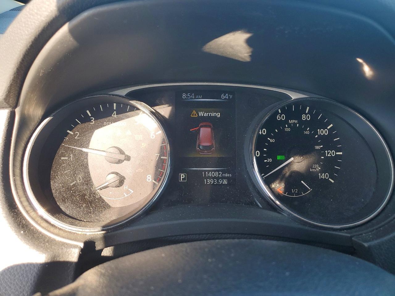 2016 Nissan Rogue VIN KNMAT2MT7GP729867 COPART salvage auction — Front End, MI - CERTIFICATE OF TITLE, sold $900 on 2026-07-10 (photo 9)