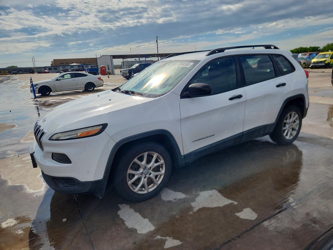 2015 Jeep Cherokee VIN 1C4PJLABXFW761038 COPART salvage auction — Mechanical, TX - CERTIFICATE OF TITLE, sold $900 on 2026-07-06 (photo 1)