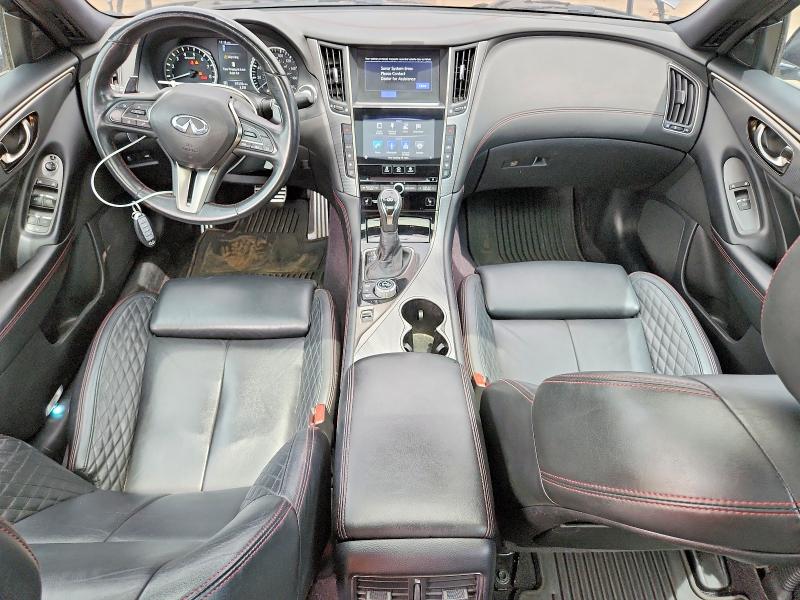 2018 Infiniti Q50 VIN JN1FV7ARXJM700025 COPART salvage auction — FRONT END, Co - Cert Of Title-Rebuilt Salvage, sold $3,950 on 2026-08-03 (photo 8)