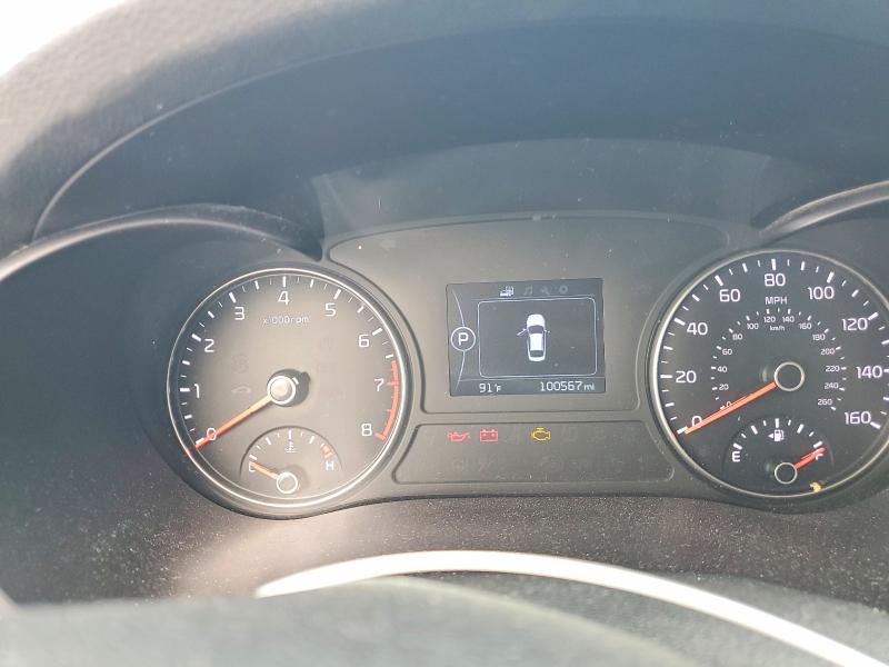 2018 Kia Optima VIN 5XXGT4L39JG271416 COPART salvage auction — MECHANICAL, FL - CERTIFICATE OF TITLE, sold $750 on 2026-07-31 (photo 9)
