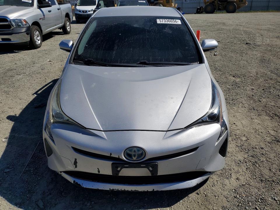 2017 Toyota Prius VIN JTDKBRFU7H3554616 COPART salvage auction — SIDE, CA - SALVAGE CERTIFICATE, sold $2,800 on 2026-07-14 (photo 5)