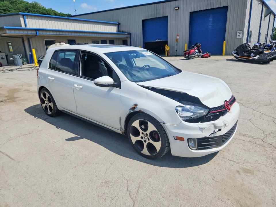 2012 Volkswagen Gti VIN WVWGV7AJ6CW279651 COPART salvage auction — FRONT END, Pa - Certificate Of Salvage, sold $875 on 2026-08-13 (photo 4)