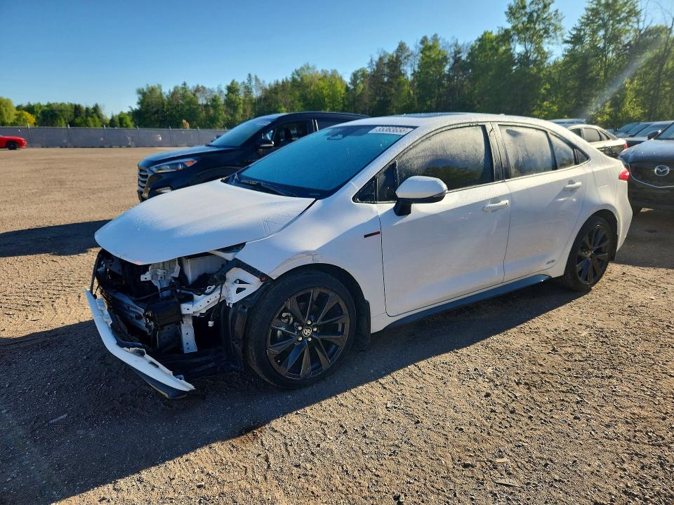 2024 Toyota Corolla VIN JTDBDMHE5RJ008882 COPART salvage auction — FRONT END, On - Permit No Brand - Unfit, sold $14,700 on 2026-07-14 (photo 1)