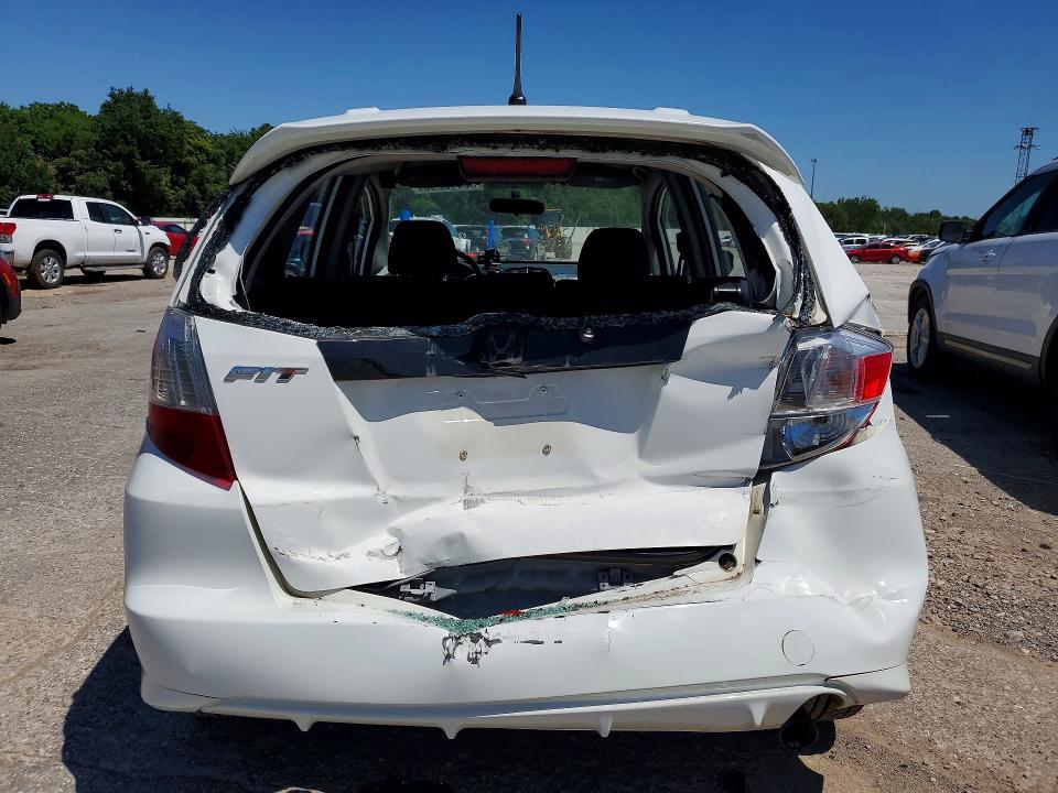 2010 Honda Fit VIN JHMGE8H49AC034135 COPART salvage auction — REAR END, Ok - Cert Of Title-Salvage, sold $950 on 2026-07-16 (photo 6)
