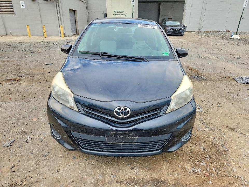 2012 Toyota Yaris VIN JTDKTUD31CD509121 COPART salvage auction — REAR END, Va - Cert Of Title - Salvage, sold $1,150 on 2026-07-08 (photo 5)