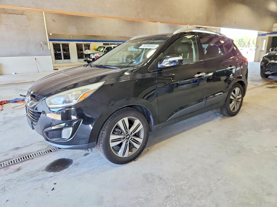 2014 Hyundai Tucson VIN KM8JUCAG5EU863636 COPART salvage auction — FRONT END, Va - Certificate Of Title, sold $1,850 on 2026-07-02 (photo 1)