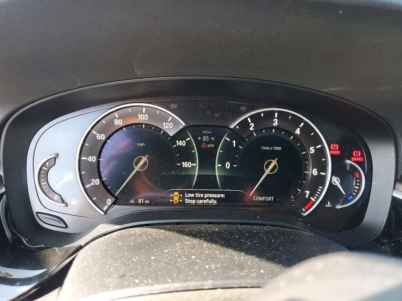 2019 BMW 5er VIN WBAJE5C52KWW16712 COPART salvage auction — NORMAL WEAR, WV - CERTIFICATE OF TITLE (P), sold $7,700 on 2026-07-24 (photo 9)