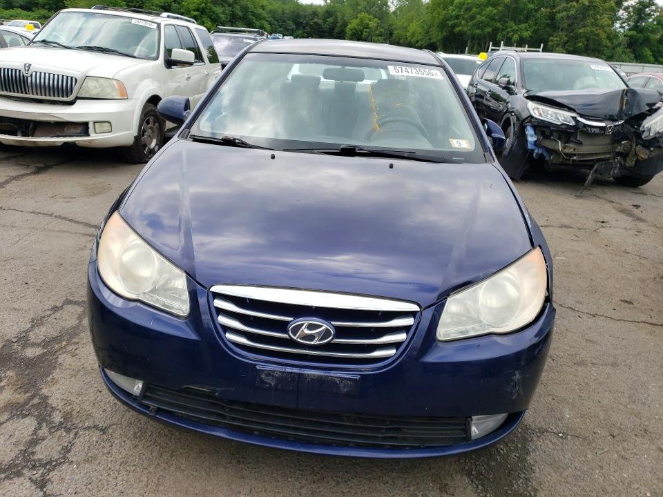 2010 Hyundai Elantra VIN KMHDU4AD8AU940602 COPART salvage auction — FRONT END, CT - CERT OF TITLE-SALVAGE, sold $475 on 2026-07-02 (photo 5)
