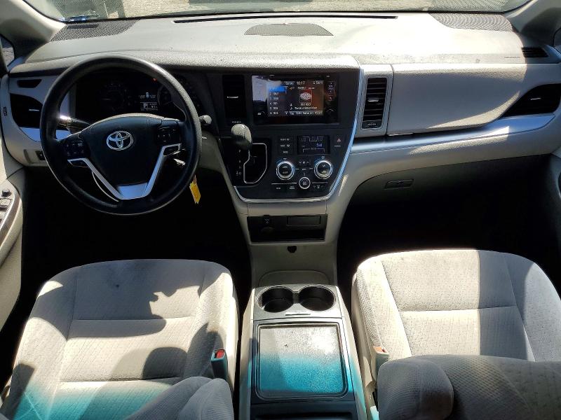 2016 Toyota Sienna VIN 5TDKK3DC2GS695369 COPART salvage auction — REAR END, Ca - Salvage Certificate, sold $2,750 on 2026-07-02 (photo 8)