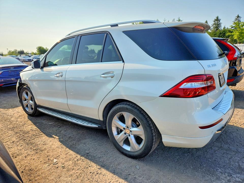 2013 Mercedes-benz Ml-class VIN 4JGDA2EB1DA142065 COPART salvage auction — FRONT END, ON - PERMIT NO BRAND - UNFIT, sold $3,850 on 2026-07-23 (photo 2)