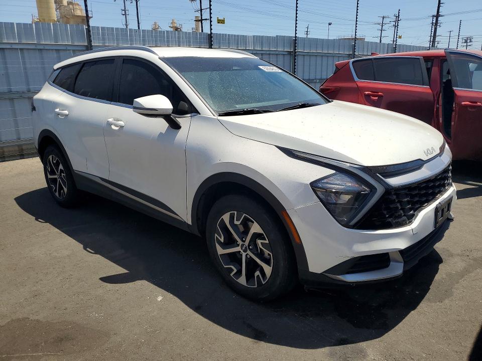 2023 Kia Sportage VIN KNDPVCAGXP7100072 COPART salvage auction — SIDE, Ca - Salvage Certificate, sold $11,500 on 2026-07-20 (photo 4)