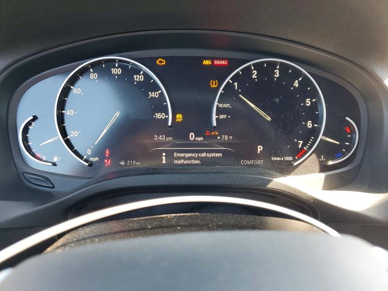2019 BMW VIN 5UXTR7C52KLF32811 COPART salvage auction — REAR END, Fl - Dis/Dlr/Exp Only Clean Title (P), sold $6,700 on 2026-07-22 (photo 9)