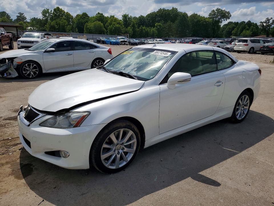 2013 Lexus Is VIN JTHFE2C22D2509679 COPART salvage auction — FRONT END, Ms - Cert Of Title-Salvaged, sold $3,050 on 2026-07-17 (photo 1)
