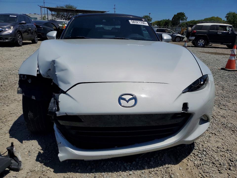 2018 Mazda VIN JM1NDAD75J0203877 COPART salvage auction — FRONT END, CA - SALVAGE CERTIFICATE, sold $3,350 on 2026-07-28 (photo 5)