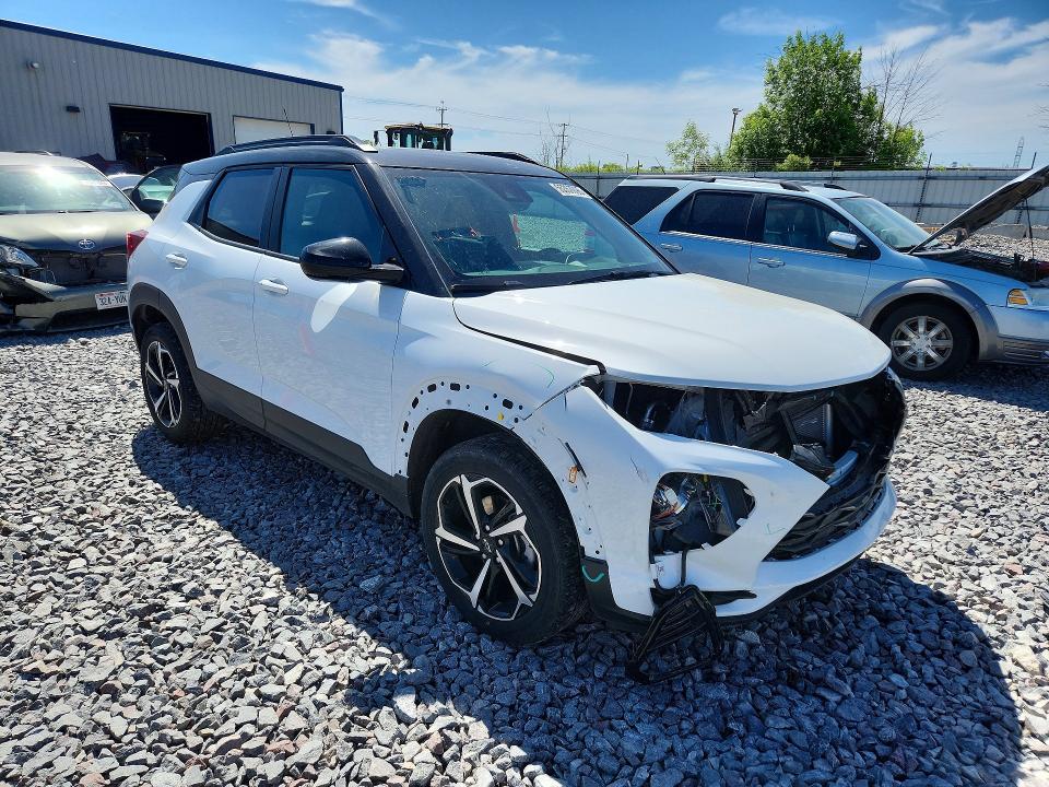 2022 Chevrolet Trailblazer VIN KL79MUSL3NB106106 COPART salvage auction — FRONT END, Wi - Cert Of Title-Claim Paid, sold $175 on 2026-07-27 (photo 4)