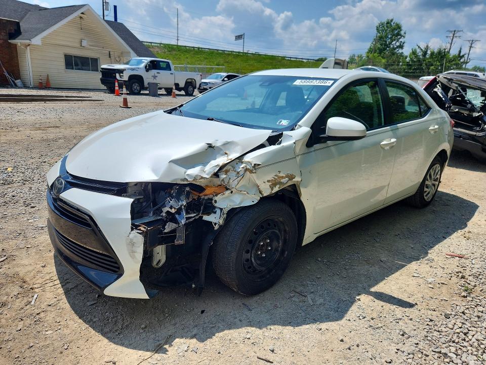 2017 Toyota Corolla VIN 5YFBURHE7HP576414 COPART salvage auction — FRONT END, Oh - Cert Of Title-Salvage, sold $2,350 on 2026-07-08 (photo 1)