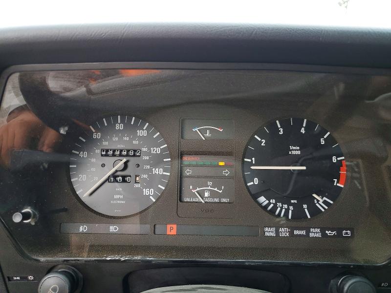 1989 BMW 6 series VIN WBAEC8412K3269176 COPART salvage auction — MINOR DENT/SCRATCHES, Il - Certificate Of Title (P), sold $10,600 on 2026-07-06 (photo 9)