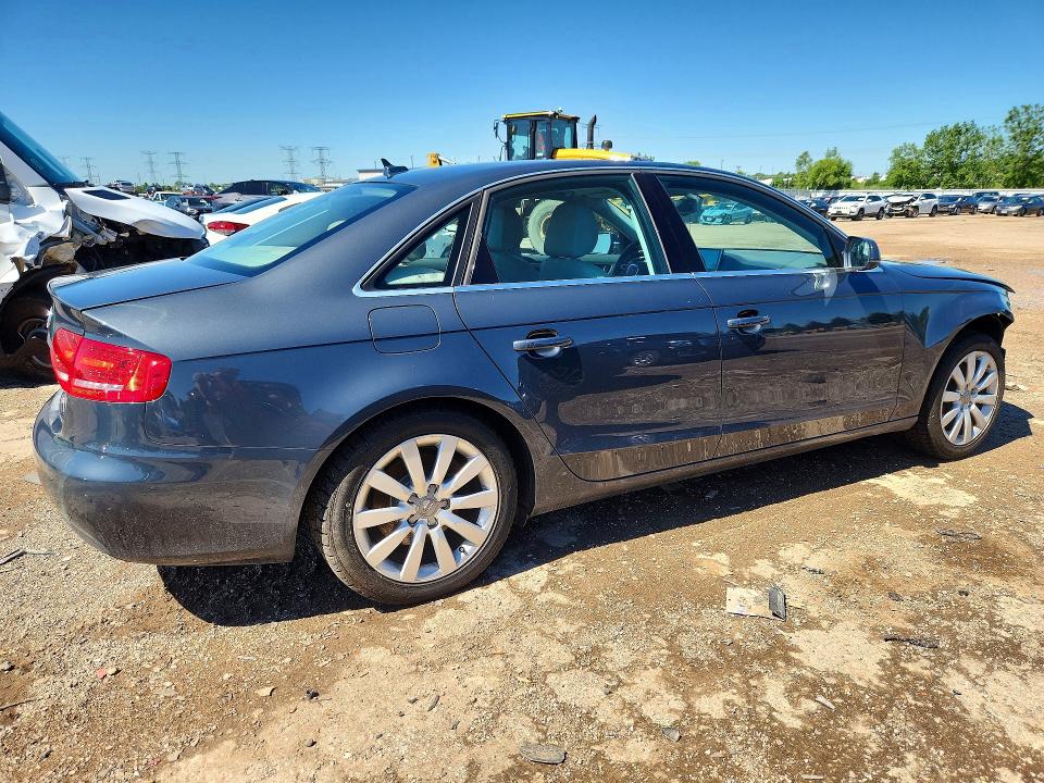 2011 Audi A4 VIN WAUFFAFL5BN005584 COPART salvage auction — FRONT END, Il - Salvage Certificate, sold $800 on 2026-07-14 (photo 3)