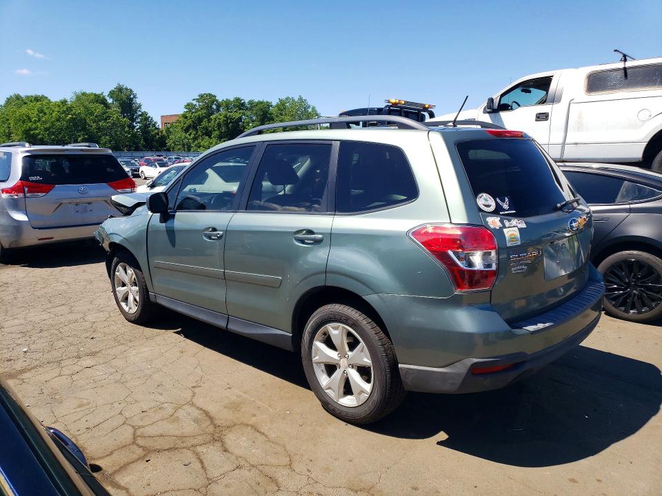 2015 Subaru Forester VIN JF2SJADC5FH590661 COPART salvage auction — FRONT END, Ct - Cert Of Title-Salvage, sold $575 on 2026-07-02 (photo 2)