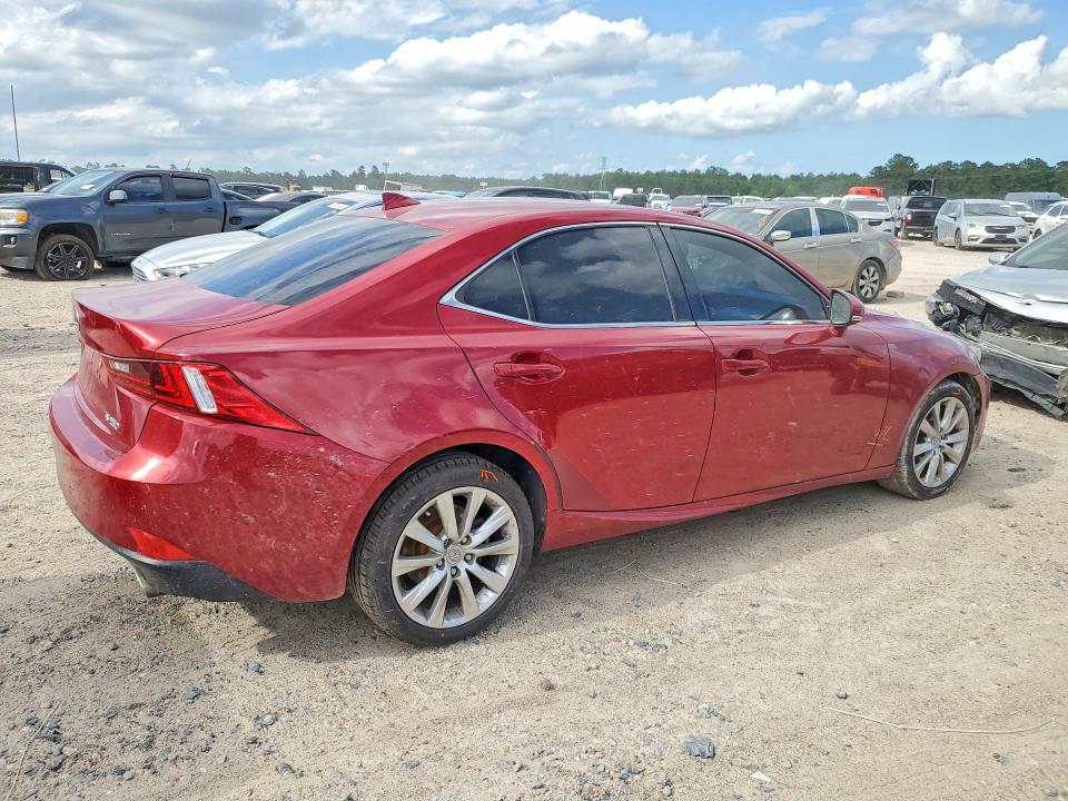 2015 Lexus Is VIN JTHBF1D20F5066440 COPART salvage auction — WATER/FLOOD, Tx - Salvage Title-Flood Damage, sold $2,000 on 2026-07-07 (photo 3)