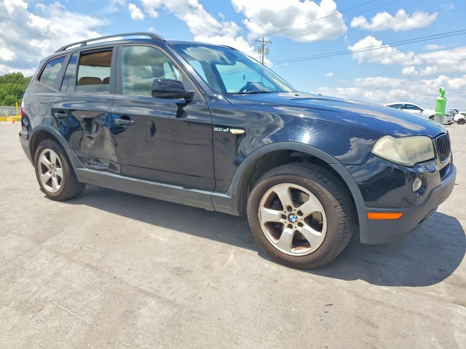 2007 BMW X3 VIN WBXPC93447WF01835 COPART salvage auction — SIDE, TN - SALVAGE CERTIFICATE, sold $650 on 2026-07-13 (photo 4)