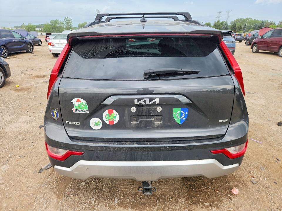 2023 Kia Niro VIN KNDCR3LE4P5038081 COPART salvage auction — FRONT END, Il - Salvage Certificate, sold $2,350 on 2026-07-28 (photo 6)