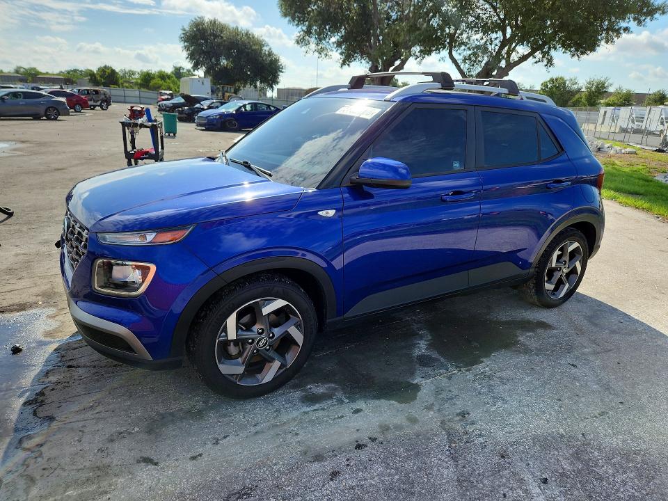 2021 Hyundai VIN KMHRC8A37MU118871 COPART salvage auction — FRONT END, Fl - Cert Of Title Slvg Rebuildable, sold $2,450 on 2026-07-28 (photo 1)