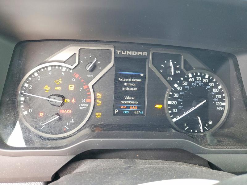 2026 Toyota Tundra VIN 5TFLA5DB4TX361682 COPART salvage auction — FRONT END, Ca - Salvage Certificate, sold $27,750 on 2026-07-20 (photo 9)