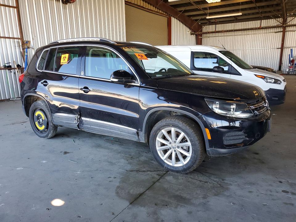 2017 Volkswagen Tiguan VIN WVGRV7AX1HK002722 COPART salvage auction — SIDE, CA - SALVAGE CERTIFICATE, sold $1,350 on 2026-07-02 (photo 4)