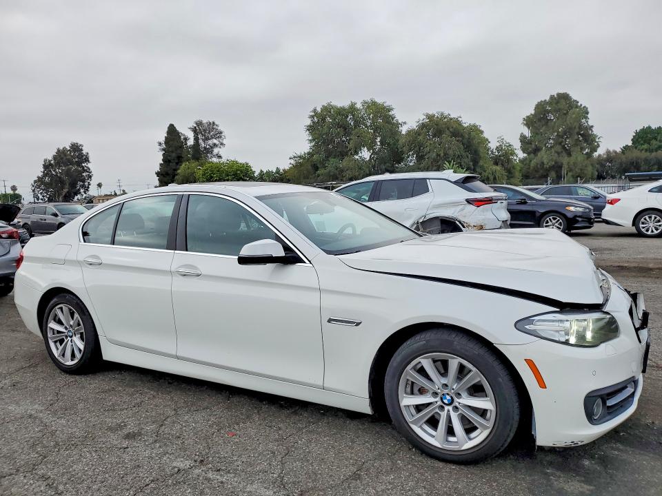 2015 BMW 5er VIN WBA5A5C5XFD521457 COPART salvage auction — FRONT END, Ca - Salvage Certificate, sold $2,550 on 2026-07-02 (photo 4)