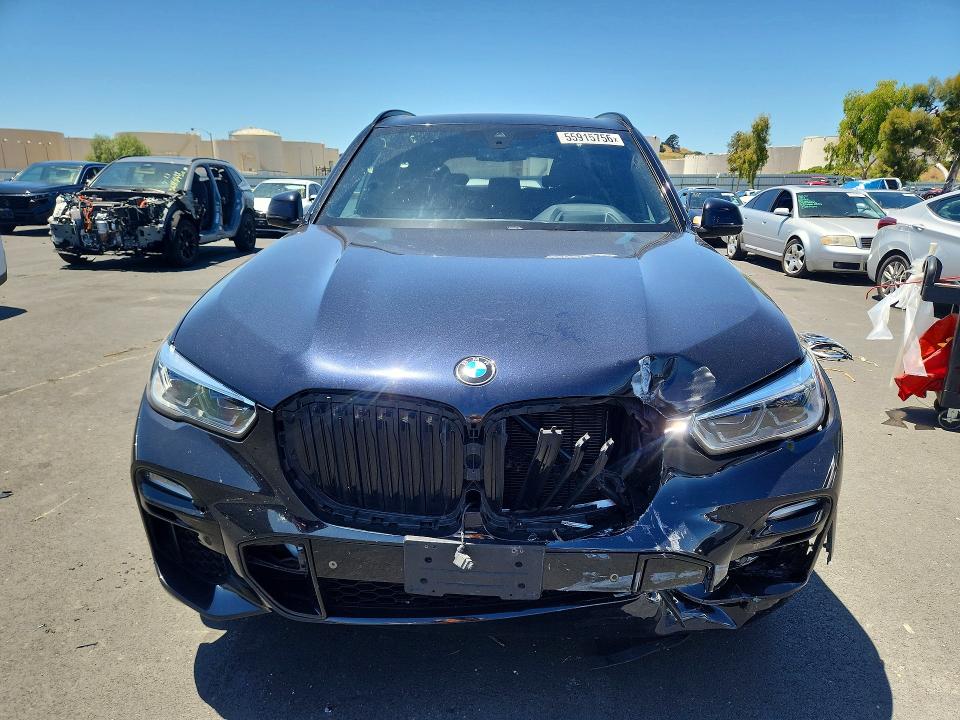 2021 BMW X5 VIN 5UXTA6C01M9D84012 COPART salvage auction — FRONT END, CA - SALVAGE CERTIFICATE, sold $28,250 on 2026-07-22 (photo 5)