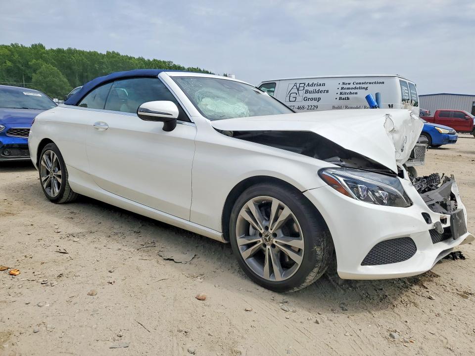 2018 Mercedes-benz C-klasse VIN WDDWK4KBXJF648914 COPART salvage auction — FRONT END, Va - Cert Of Title - Salvage, sold $2,600 on 2026-08-11 (photo 4)