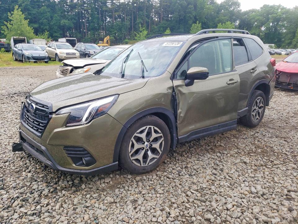 2022 Subaru VIN JF2SKAEC8NH432678 COPART salvage auction — FRONT END, MA - CERT OF TITLE-SALVAGE, sold $2,600 on 2026-07-30 (photo 1)