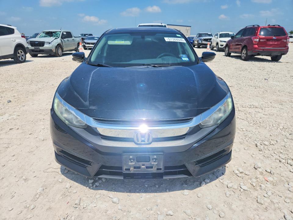 2018 Honda Civic VIN 19XFC2F76JE003169 COPART salvage auction — SIDE, Tx - Salvage Vehicle Title, sold $2,000 on 2026-07-09 (photo 5)