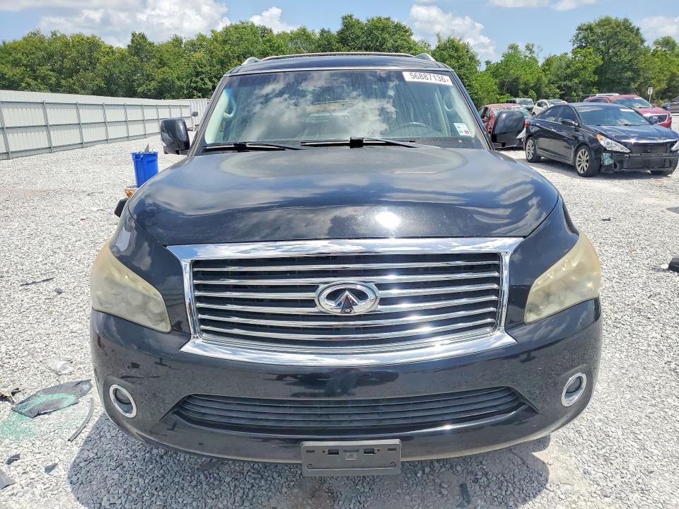 2012 Infiniti VIN JN8AZ2NF7C9515634 COPART salvage auction — MECHANICAL, La - Certificate Of Title, sold $1,200 on 2026-07-27 (photo 5)