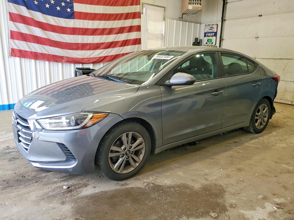 2018 Hyundai Elantra VIN KMHD84LFXJU442226 COPART salvage auction — REAR END, Me - Cert Of Title-Salvage Collisio, sold $1,850 on 2026-07-09 (photo 1)