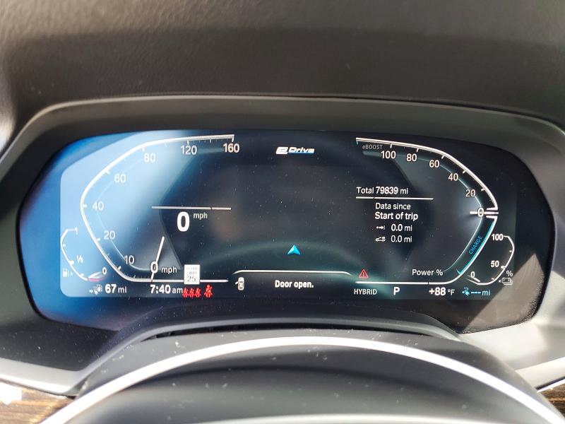 2021 BMW X5 VIN 5UXTA6C08M9F27716 COPART salvage auction — NORMAL WEAR, Ms - Dis/Dlr/Exp Only Clean Title (P), sold $21,100 on 2026-07-07 (photo 9)