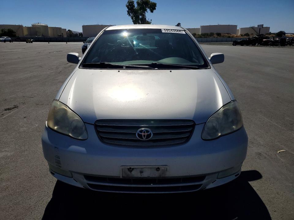 2003 Toyota Corolla VIN 1NXBR32E43Z186255 COPART salvage auction — REAR END, Ca - Dis/Dlr/Exp Only Clean Title, sold $850 on 2026-07-08 (photo 5)