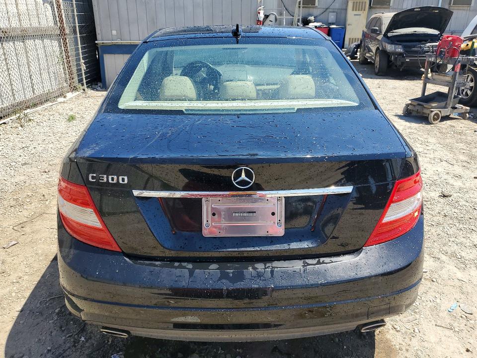 2010 Mercedes-benz C-klasse VIN WDDGF5EB6AF430091 COPART salvage auction — FRONT END, Ca - Dis/Dlr/Exp App For Dup Clean, sold $275 on 2026-07-20 (photo 6)