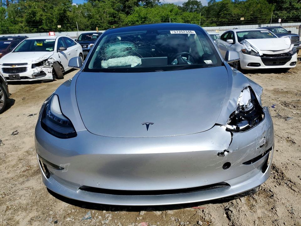 2018 Tesla Model 3 VIN 5YJ3E1EA9JF095361 COPART salvage auction — FRONT END, DE - PARTS ONLY - NO TITLE, sold $2,100 on 2026-07-14 (photo 5)