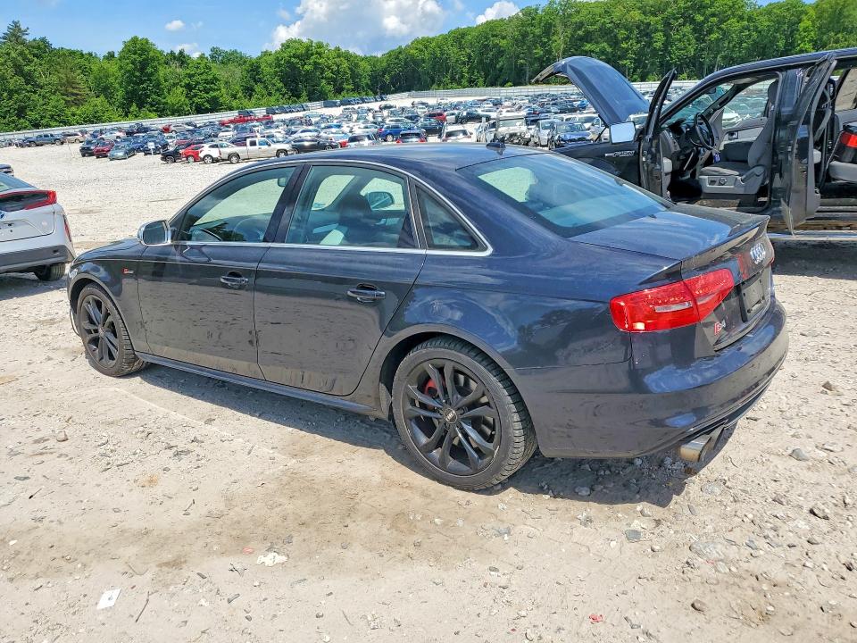2014 Audi S4 VIN WAUBGAFL3EA141686 COPART salvage auction — FRONT END, MA - CERT OF TITLE-RECONSTRCTD COLL, sold $875 on 2026-07-15 (photo 2)
