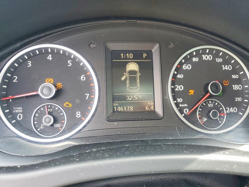 2012 Volkswagen Tiguan VIN WVGBV7AX1CW570875 COPART salvage auction — FRONT END, On - Permit No Brand - Unfit, sold $1,050 on 2026-07-09 (photo 9)