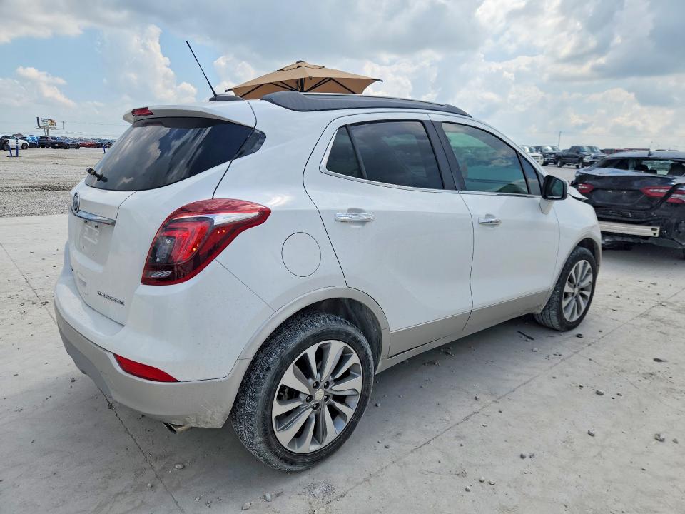 2017 Buick Encore VIN KL4CJASB6HB185048 COPART salvage auction — FRONT END, Tx - Salvage Vehicle Title, sold $1,750 on 2026-07-31 (photo 3)